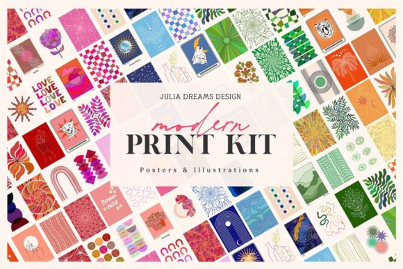Download Modern Print Kit Posters &amp; Graphics - Posters Collection